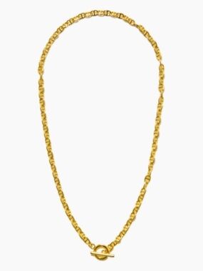 SAHIRA JEWELRY Taylor Toggle Chain in gold 16”